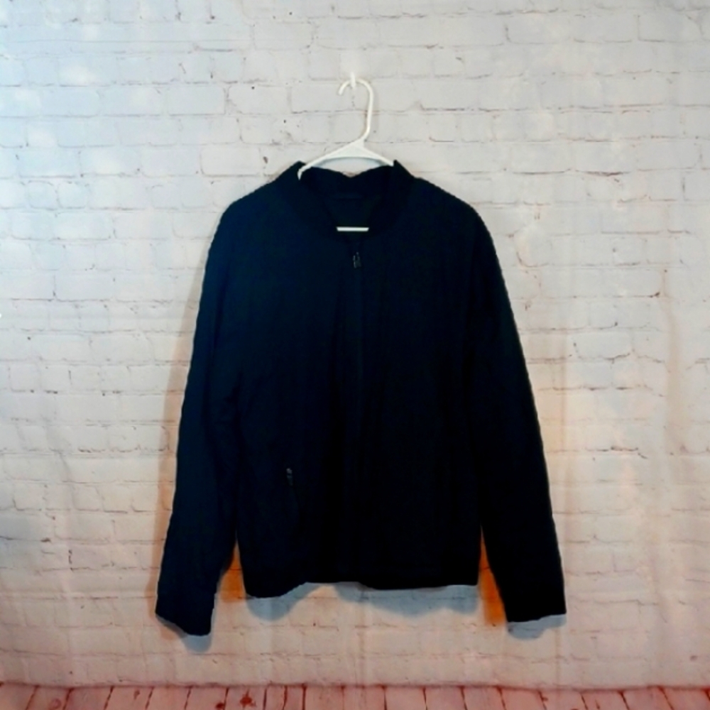 In Motion 3 M Black Bomber  Nylon Jacket L